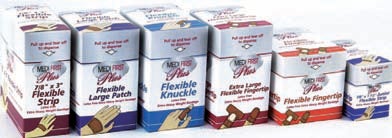 Adhesive Strip Medi-First® Plus Fabric Tan 2 X 3 Inch Sterile