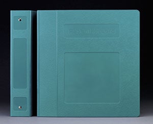 Binder Titan 3 Ring Navy Blue 300 Sheets Side Opening