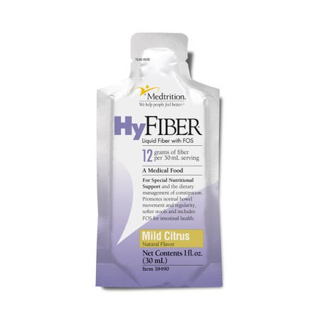 Oral Supplement HyFiber® with FOS Citrus Flavor Liquid 1 oz. Individual Packet