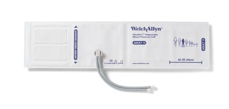 Single Patient Use Blood Pressure Cuff FlexiPort® 25 to 34 cm Arm Cloth Fabric Cuff Adult Long Cuff