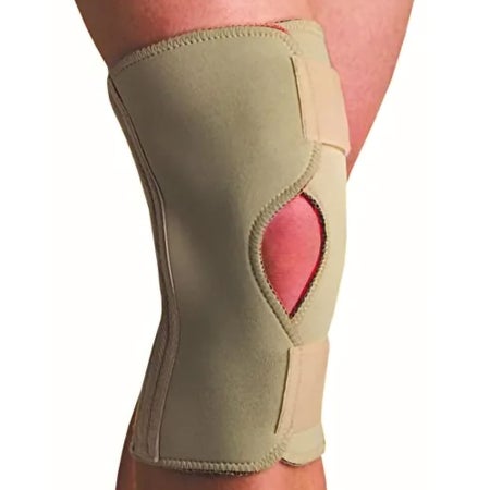 Knee Stabilizer Thermoskin® 2X-Large Hook and Loop Strap Closure 17 to 18-1/4 Inch Below Patella Circumference Left or Right Knee