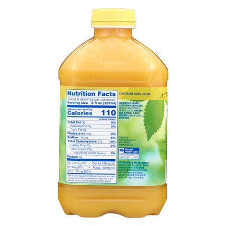 Thickened Beverage Thick & Easy® 46 oz. Bottle Orange Flavor Liquid IDDSI Level 3 Moderately Thick/Liquidized