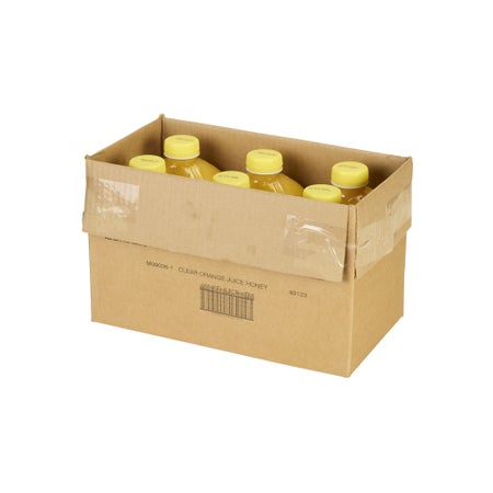 Thickened Beverage Thick & Easy® 46 oz. Bottle Orange Flavor Liquid IDDSI Level 3 Moderately Thick/Liquidized