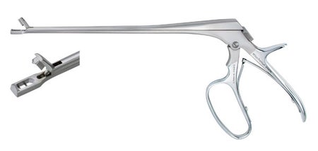 Biopsy Forceps Miltex® Coppleson 7-3/4 Inch Length OR / Surgical Grade German Stainless Steel NonSterile Locking Pistol Grip Handle Straight 3 X 7.5 mm Bite