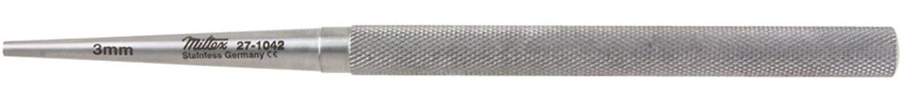 Bone Tamp Miltex® 6-1/4 Inch Length X 3 mm Tip Serrated Tip OR Grade