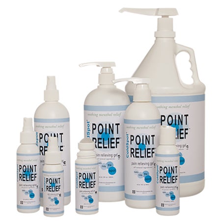 Topical Pain Relief Point Relief® ColdSpot™ 0.06% - 12% Strength Menthol / Methyl Salicylate Topical Gel 16 oz.