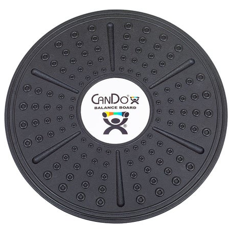 Circular Balance Board CanDo® Economy Plastic 2 X 14 X 14 Inch Black