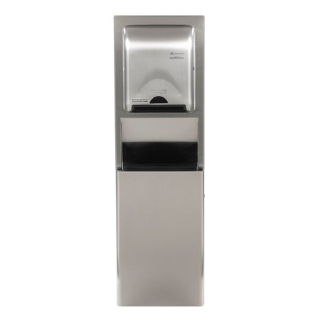 Recessed Trash Can Georgia-Pacific® 48 Quart / 12 gal. Satin Finish Stainless Steel