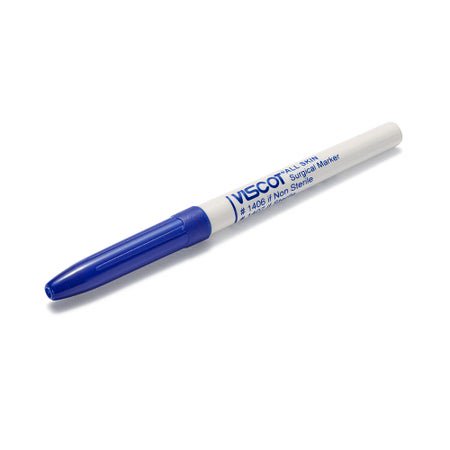 Skin Marker AllSkin® Brilliant Blue Ink NonSterile Full Size Regular Tip