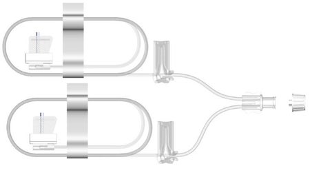 Subcutaneous Infusion Set SAF-Q™ 27 Gauge X 2 9 mm 36 Inch Tubing Without Port