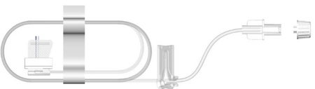 Subcutaneous Infusion Set Sub-Q 27 Gauge 4 mm 36 Inch Tubing Without Port