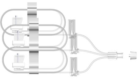 Subcutaneous Infusion Set Sub-Q 24 Gauge X 3 9 mm 36 Inch Tubing Without Port
