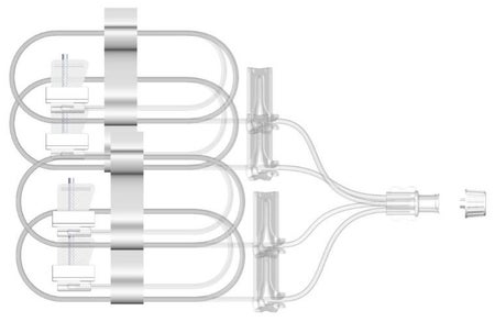 Subcutaneous Infusion Set Sub-Q 24 Gauge X 4 12 mm 36 Inch Tubing Without Port