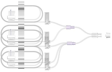 Subcutaneous Infusion Set Sub-Q 24 Gauge X 5 12 mm 36 Inch Tubing Without Port