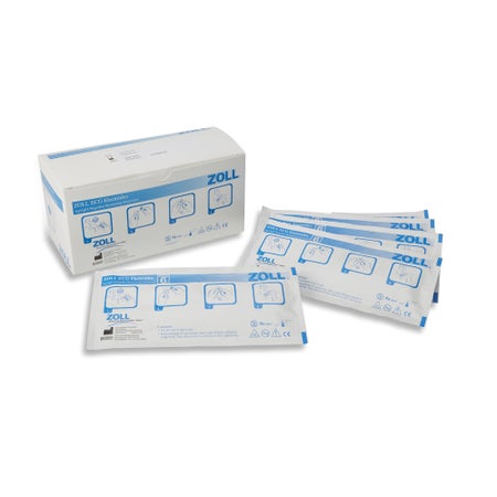 ECG Monitoring Electrode Zoll® Snap Connector Wet Gel Adult 6 per Pouch