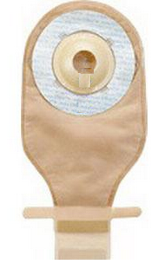 Ileostomy / Colostomy Pouch UltraLite™ One-Piece System 9 Inch Length Deep Convex, Pre-Cut Drainable