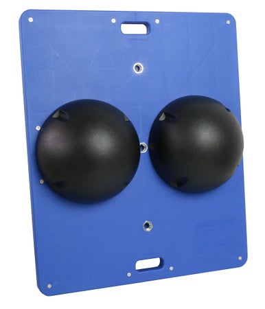 CanDo® Balance Board Lower Body Balance Trainer Advanced Beveled Bottom Rocker