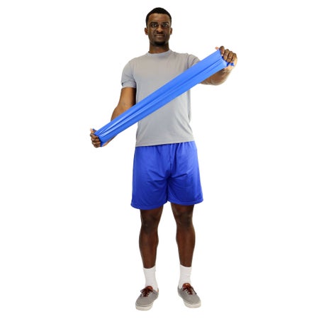 Exercise Resistance Band CanDo® Blue 5 Inch X 6 Yard Heavy Resistance