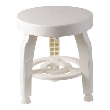 Shower Stool HealthSmart™ Without Arms Plastic Frame Without Backrest 16 Inch Seat Width 400 lbs. Weight Capacity