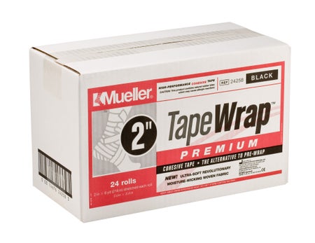 Cohesive Bandage TapeWrap®Premium 2 Inch X 6 Yard Self-Adherent Closure Black NonSterile Standard Compression