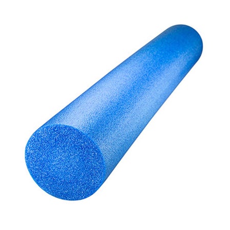 CanDo® Round Therapy Foam Roller Blue Polyethylene Foam 6 X 36 Inch