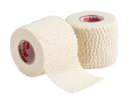 Athletic Tape Mueller® Tear-Light® White 2 Inch X 7-1/2 Yard Elastic Adhesive NonSterile