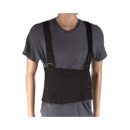 Occupational Back Support DMI® One Size Fits Most Hook and Loop Closure 40 to 54 Inch Waist Circumference 9 Inch Height Adult