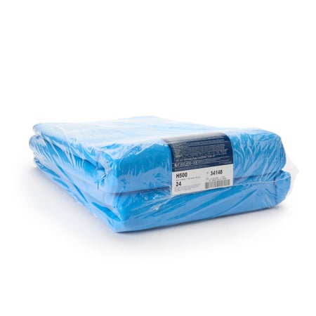 Sterilization Wrap QUICK CHECK* H500 White / Blue 48 X 48 Inch Dual Layer SMS Polypropylene Steam / EO Gas / Hydrogen Peroxide