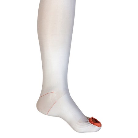 Anti-embolism Stocking UltraCARE® Knee High Medium / Short White Inspection Toe