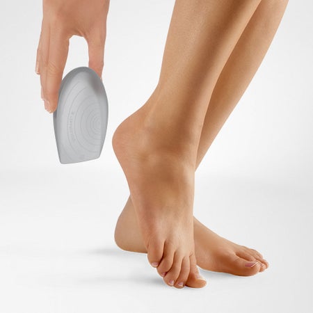 Heel Cup ViscoHeel® K Silicone Women 5 to 9 / Men 3.5 to 7.5 White
