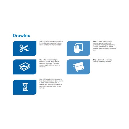 Hydroconductive Wound Dressing Drawtex® 3 X 30 Inch Roll