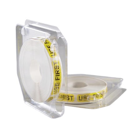 Pre-Printed Label Indeed Auxiliary Label Yellow Paper Use First Black Quality Control Label 3/8 X 1-5/8 Inch