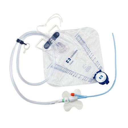 Indwelling Catheter Tray Dover™ Foley / Coude Tip 16 Fr. 5 cc Balloon Silicone