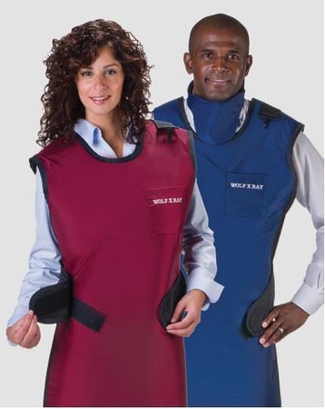 X-Ray Apron Royal Blue Easy Wrap Style Medium