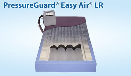 Mattress Coverlet PressureGuard® Easy Air™ LR 35 X 75 Inch Fluid-Proof / Bacteriostatic Fabric For PressureGuard® Easy Air® LR Mattresses