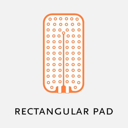 Cold Therapy Pad Ossur® Cold Rush® General Purpose One Size Fits Most 5 X 10 Inch Fabric / Vinyl Reusable