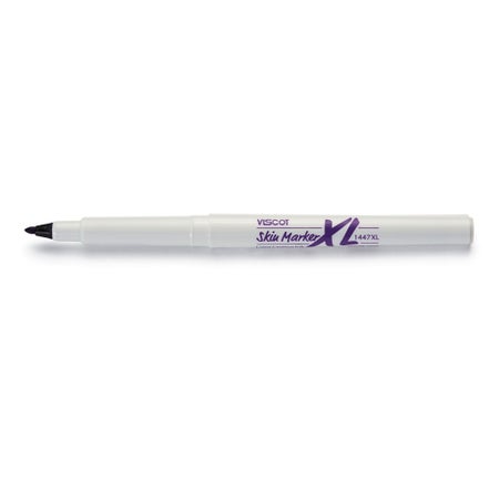 Skin Marker with Ruler Viscot® XL Prep-Resistant Gentian Violet Ink Sterile Full Size Regular Tip