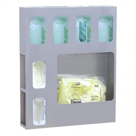 Hygiene Dispensing Station Wall Mount 26 H X 21 W X 4.5 D Inch Stainless Steel