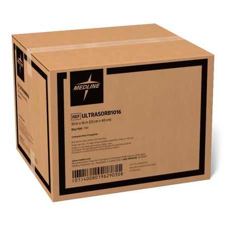 Disposable Underpad Ultrasorbs AP® Low Air Loss 10 X 16 Inch Polymer Heavy Absorbency