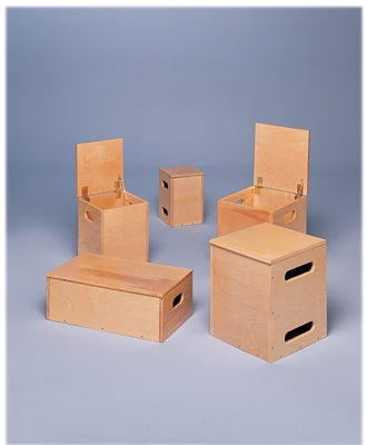 Work Hardening Weight Box Hinged Lid Lifting Box Style 19 lbs.