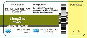Enalaprilat Dihydrate 1.25 mg / mL Injection 2 mL