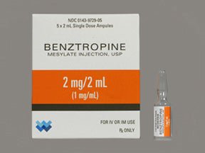 Benztropine Mesylate 1 mg / mL Injection 2 mL
