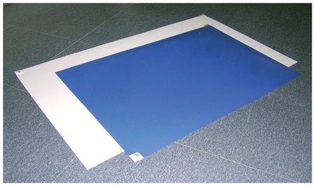 Anti-Static Anti-Fatigue Floor Mat Fisherbrand™ 24 X 45 Inch White Polyethylene Film