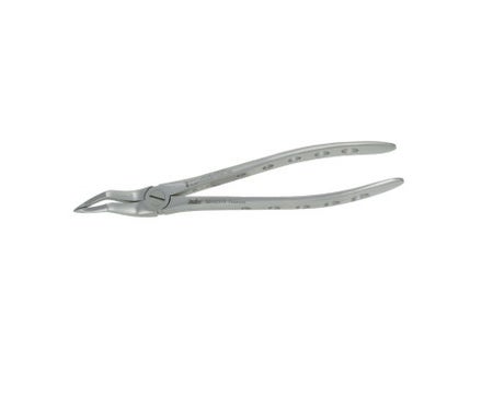 Extracting Forceps Miltex® Xcision No. 51S OR / Surgical Grade German Stainless Steel NonSterile Plier Handle Curved Serrated Beak Tips