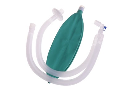 Anesthesia Breathing Circuit Medline® Expandable Tube 90 Inch Tube Dual Limb Adult 3 Liter Bag Single Patient Use