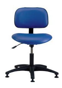 Exam Stool With Backrest Pneumatic Height Adjustment 5 Casters Satin Black