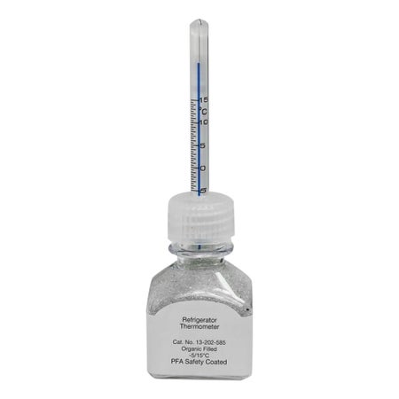 Liquid-in-Glass Verification Thermometer Celsius -5° to 15°C Partial Immersion Door / Wall Mount Does Not Require Power