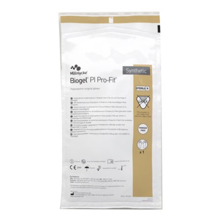 Surgical Glove Biogel® PI Pro-Fit® Size 7.5 50 Pairs per Box Sterile Polyisoprene Standard Cuff Length Micro-Textured Cream Not Chemo Approved
