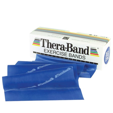 Exercise Resistance Band TheraBand® Blue 5 Inch X 6 Yard Heavy Resistance