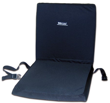 Seat / Seat Back Cushion Combination with Coccyx Cutout Skil-Care™ 18 W X 16 D Inch Foam / Gel